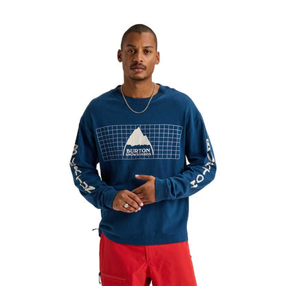 Burton Men's 50/50 80's Squared LS T-Shirt Selvedge Blue LTD 2027