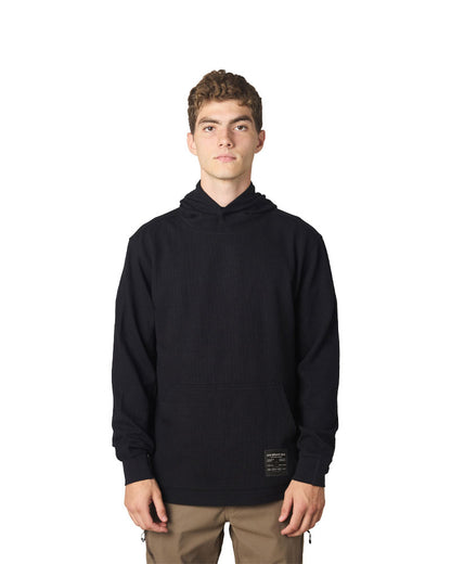 686 686 Let's Chill Waffle Hoodie Black