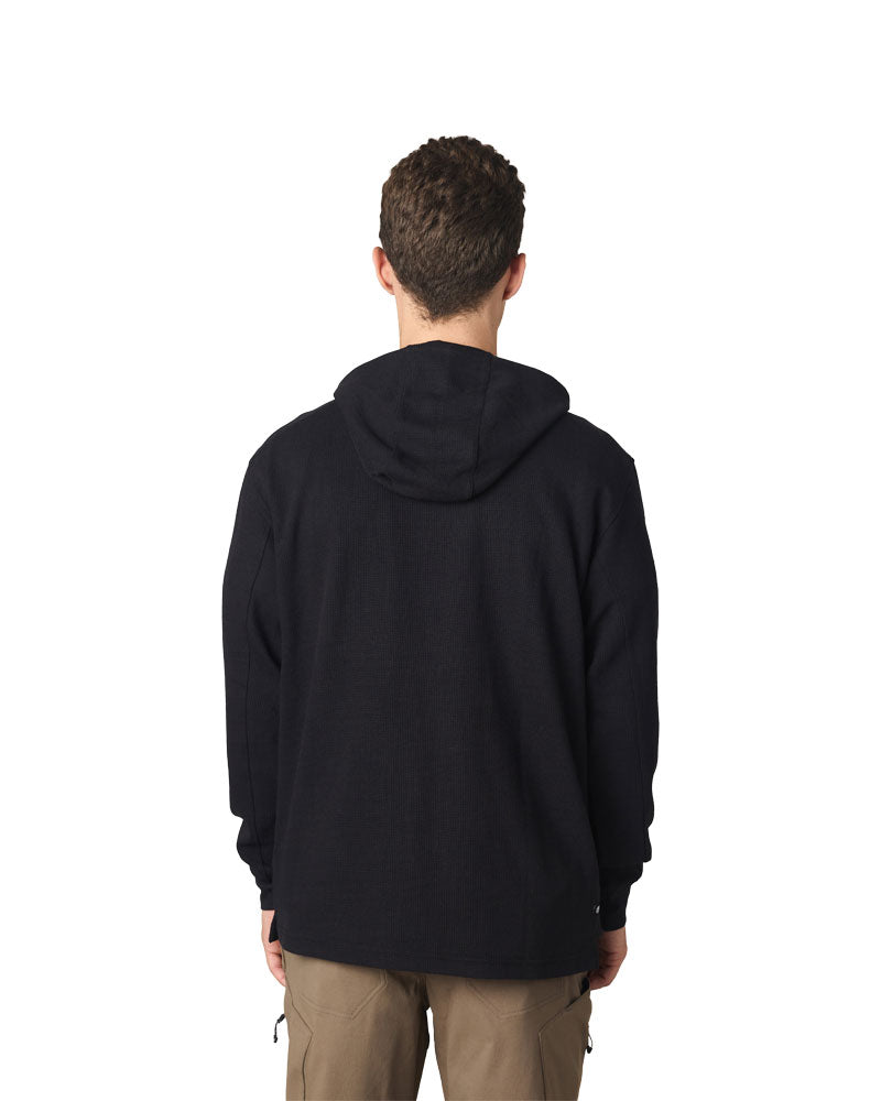 686 686 Let's Chill Waffle Hoodie Black