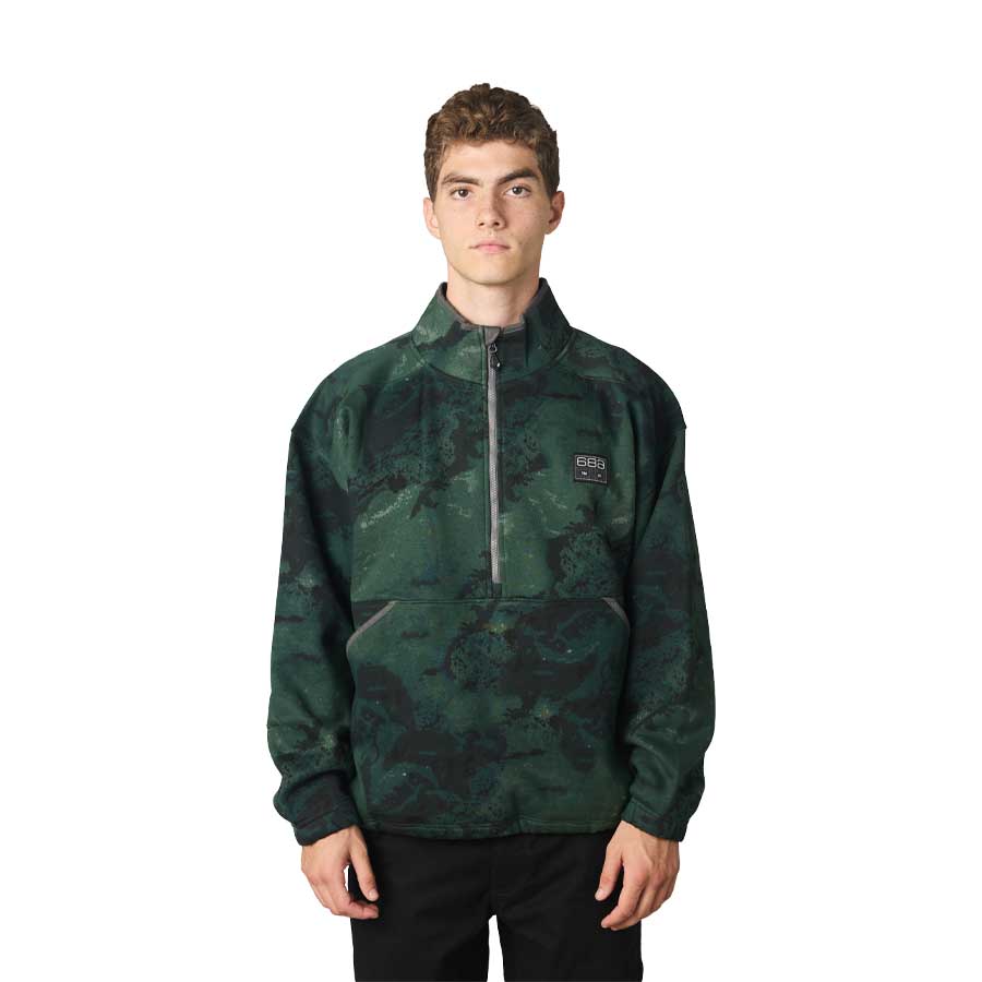 686 Burnout Anorak Hemisphere Moss Green
