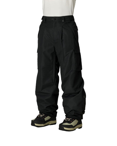 【25-26】686 ESSOX CARGO PANT Black XL 686 Essox Cargo Pant Black 2026 – The Source Snowboard & Skate