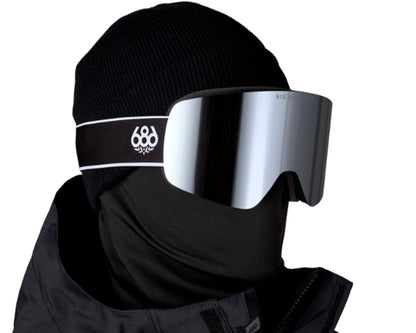 686 Foundation Goggle Pack Black + Silver Mirror 2027