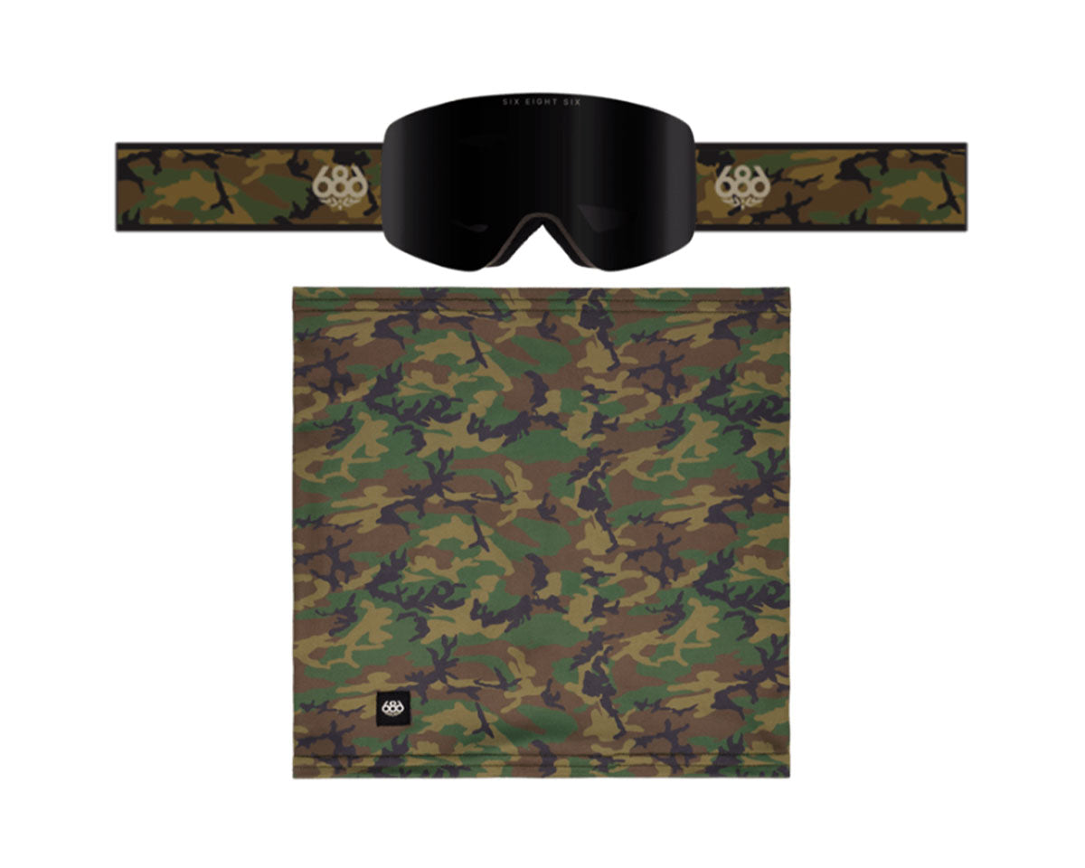 686 Foundation Goggle Pack Camo + Black Mirror 2027