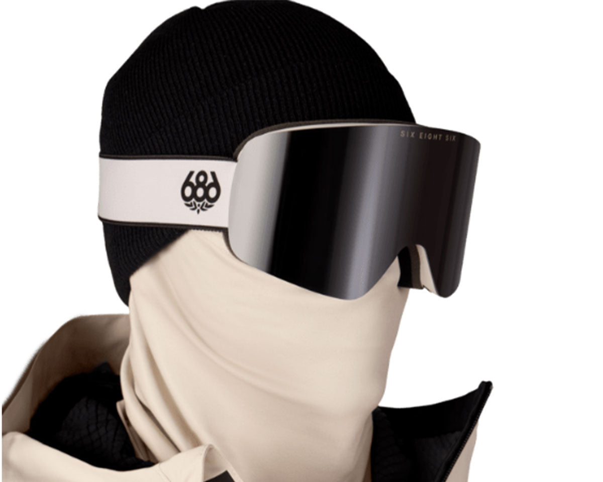686 Foundation Goggle Pack Limestone + Black Mirror 2027