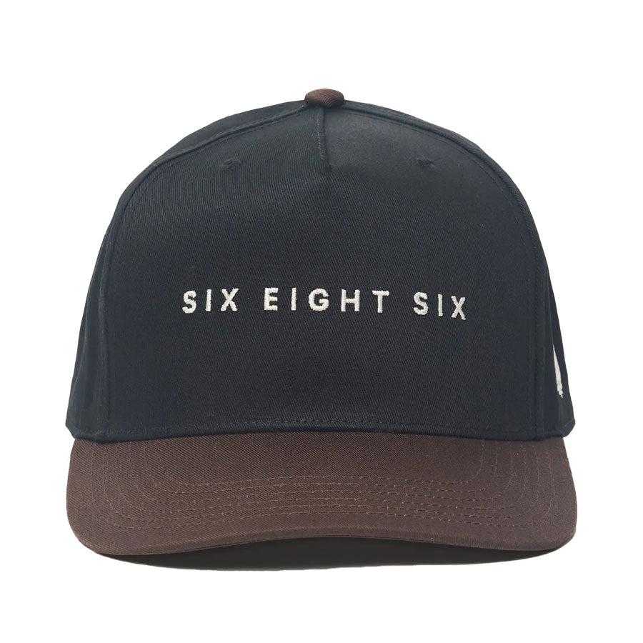 686 H-Pro Ses 2 Tone Struct Hat Black