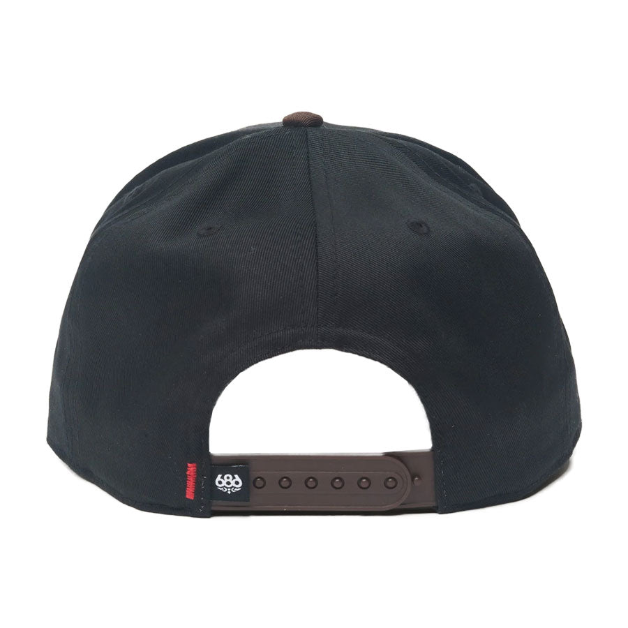 686 H-Pro Ses 2 Tone Struct Hat Black