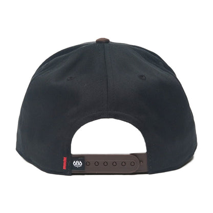 686 H-Pro Ses 2 Tone Struct Hat Black