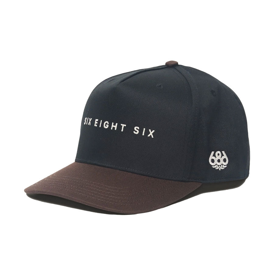 686 H-Pro Ses 2 Tone Struct Hat Black