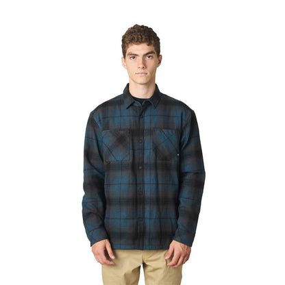 686 Heat-Grid Flannel Midnight