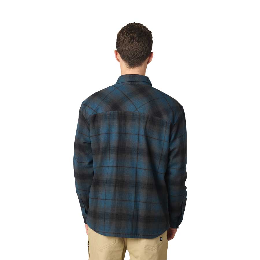 686 Heat-Grid Flannel Midnight