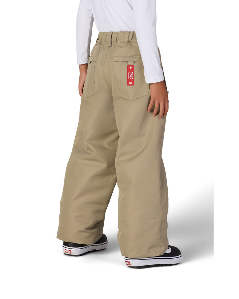 686 Kids' 686 Dojo Insulated Pant Khaki 2027