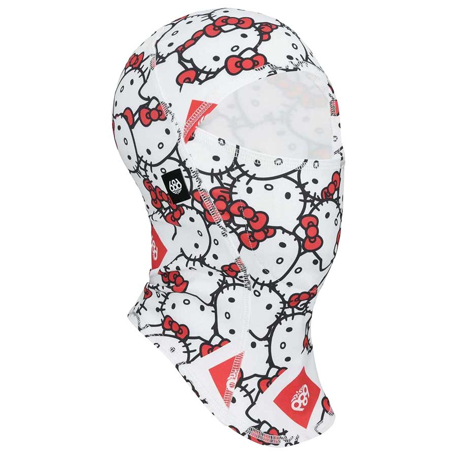 686 Kids' Bolt Balaclava Hello Kitty Red 2027