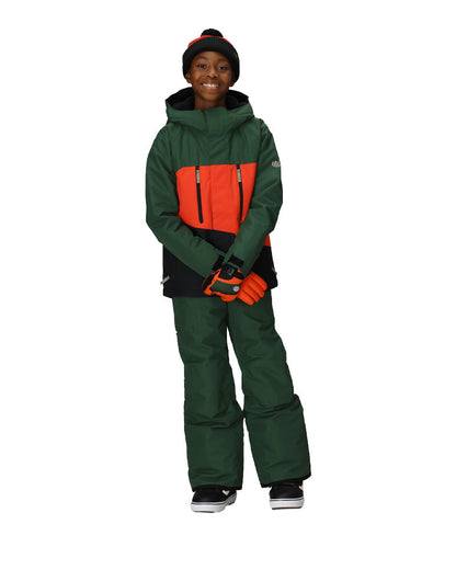 686 Kids' Frontier Insulated Bib Pant Moss Green 2026
