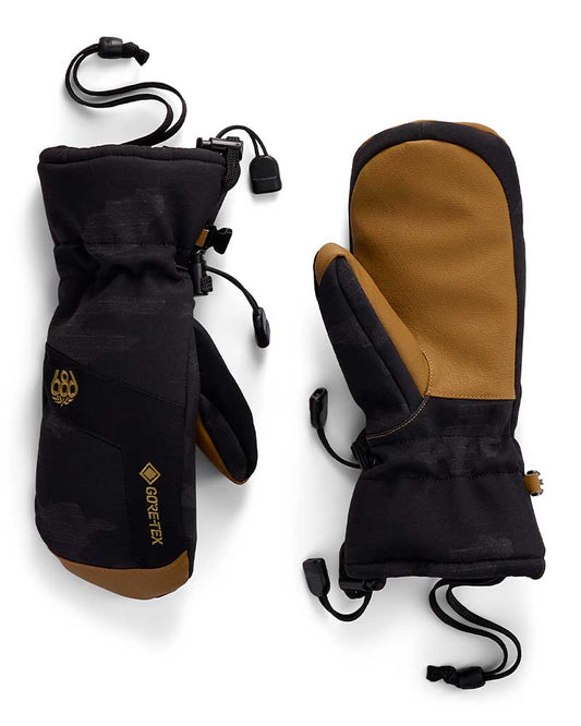 686 Kids' Gore-Tex Linear Mitt Black Camo 2027