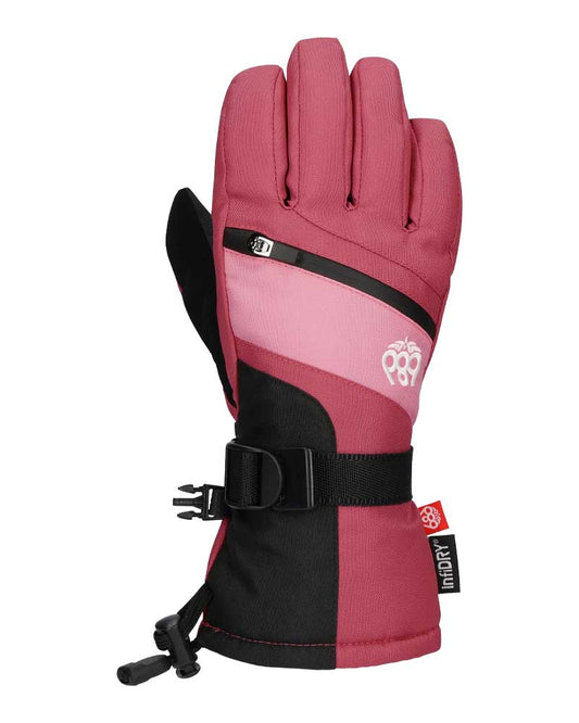 686 Kids' Heat Insulated Glove Rosewood 2026