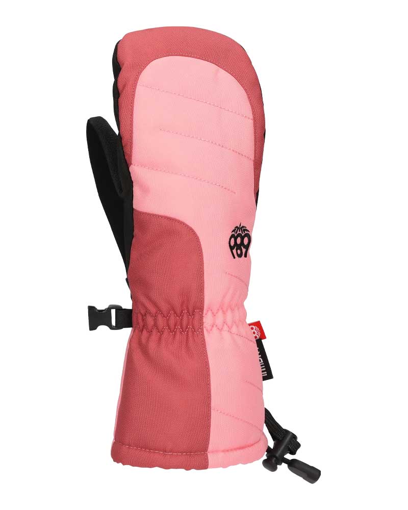 686 Kids' Heat Insulated Mitt Geranium Pink 2026