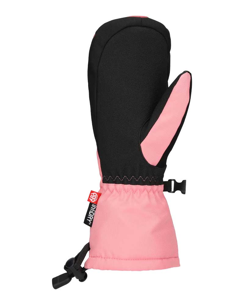 686 Kids' Heat Insulated Mitt Geranium Pink 2026