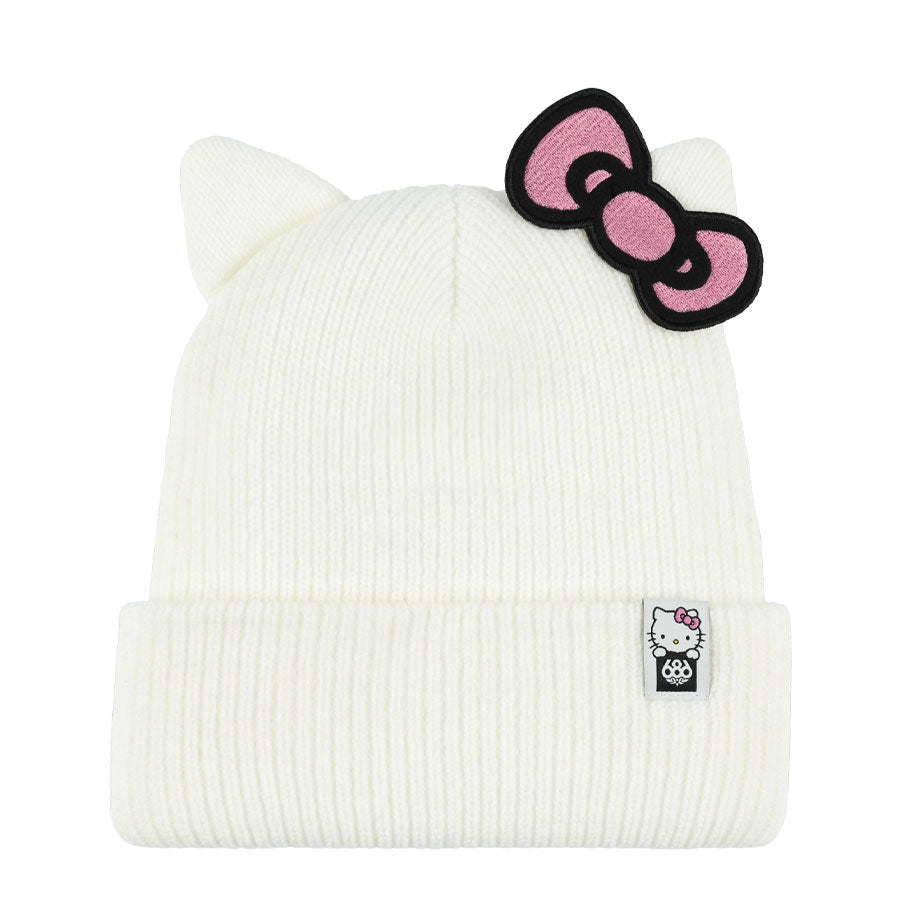 686 Kids' Hello Kitty Beanie White 2026