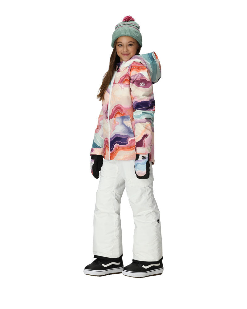 686 Kids' Lola Insulated Pant White 2026
