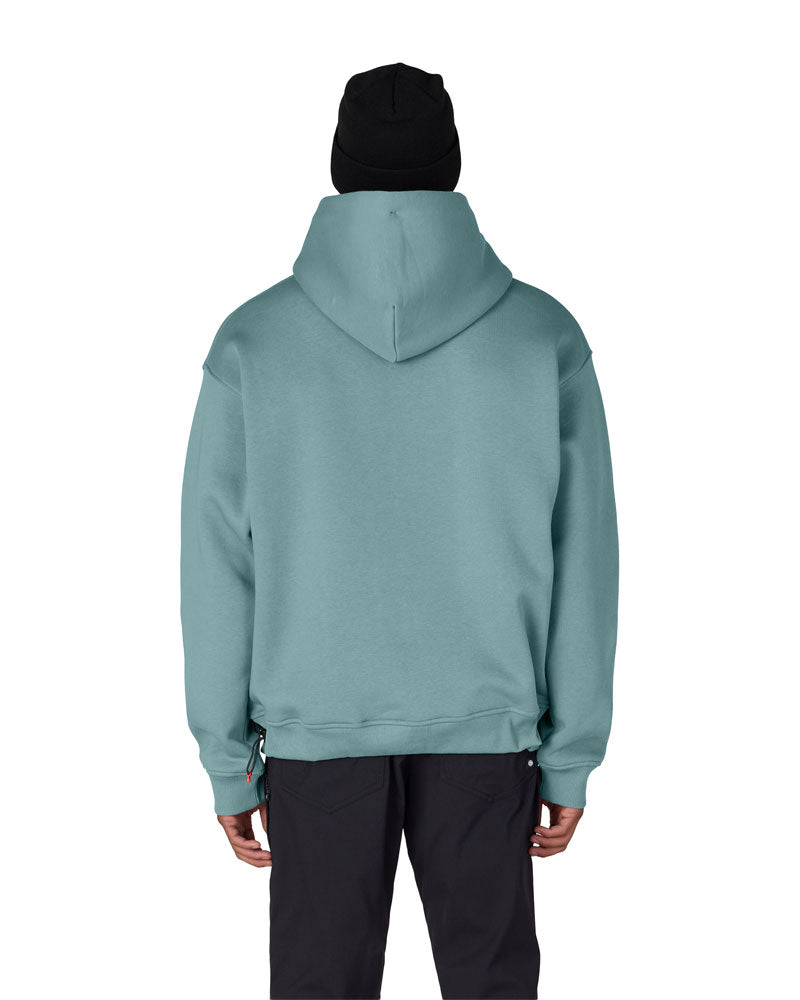 686 Knockout Logo Premium Heavyweight Pullover Hoodie Pale Firn 2027