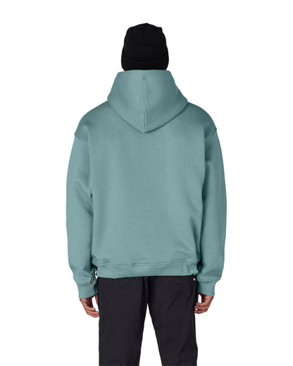686 Knockout Logo Premium Heavyweight Pullover Hoodie Pale Firn 2027