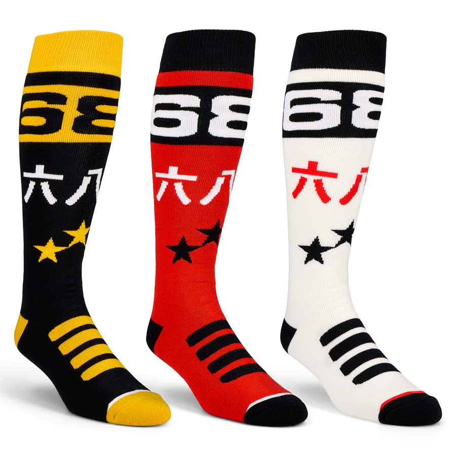 686 Men’S Kanji Socks 3-Pack Assorted 2027