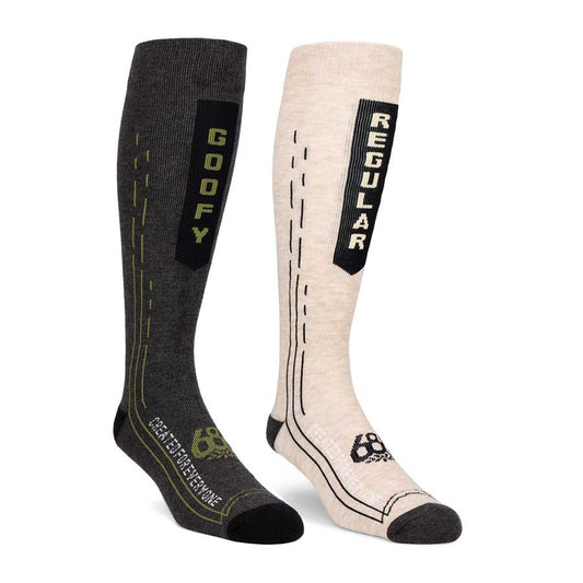 686 Men’S Merino Balance Sock 2-Pack Assorted 2027
