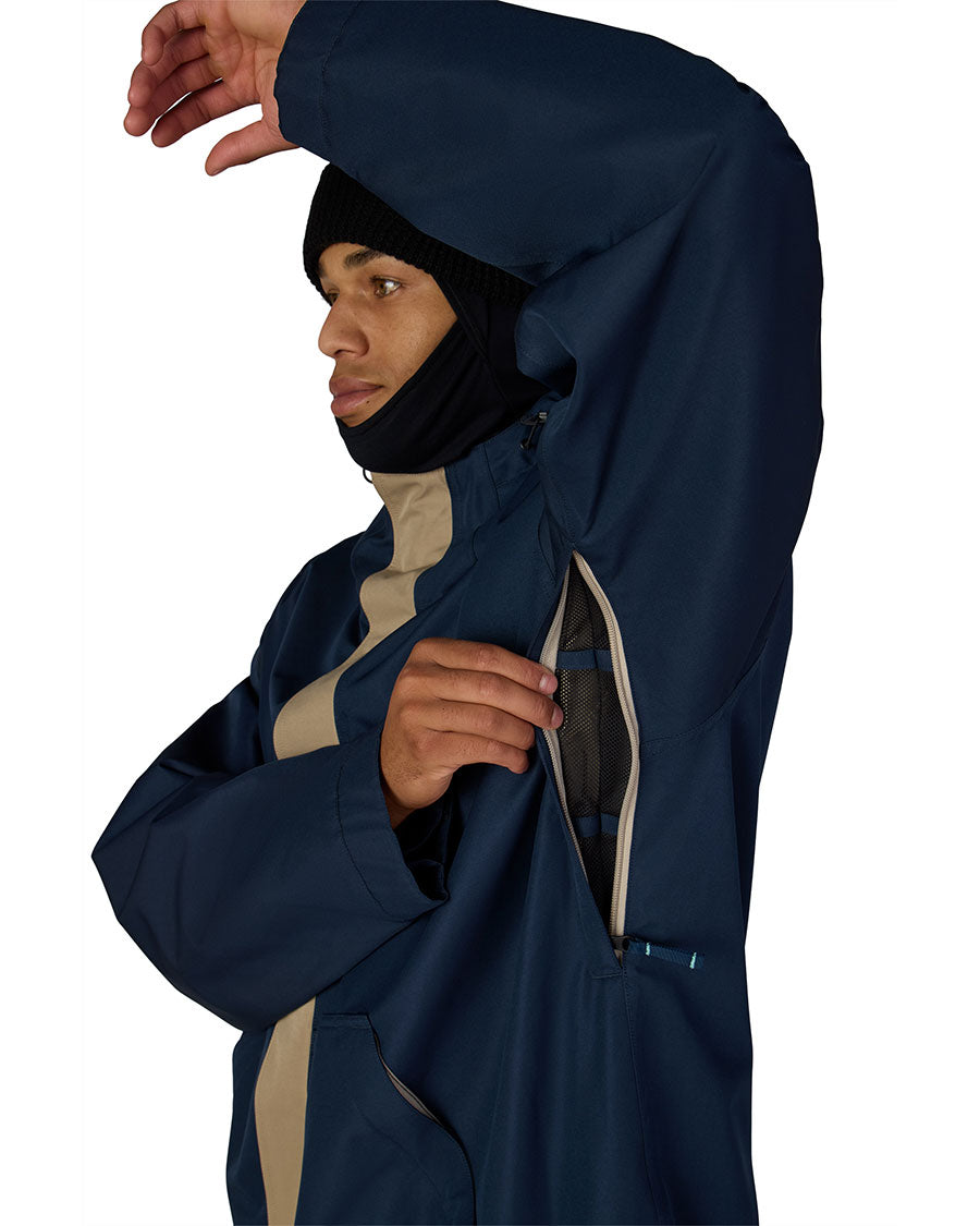 686 Men's 1994 Liberty Jacket Navy Colorblock 2027