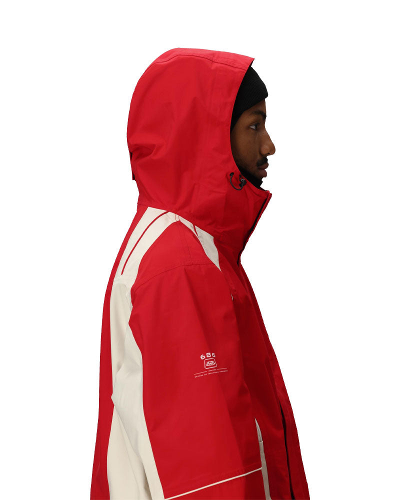 686 Men's 2002 X3 Shell Jacket True Red Colorblock 2026