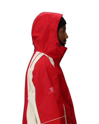 686 Men's 2002 X3 Shell Jacket True Red Colorblock 2026