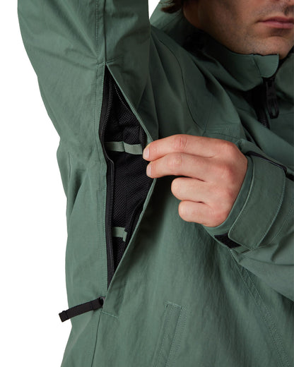 686 Men's 686 Dojo Shell Jacket Faded Green Crinkle 2027