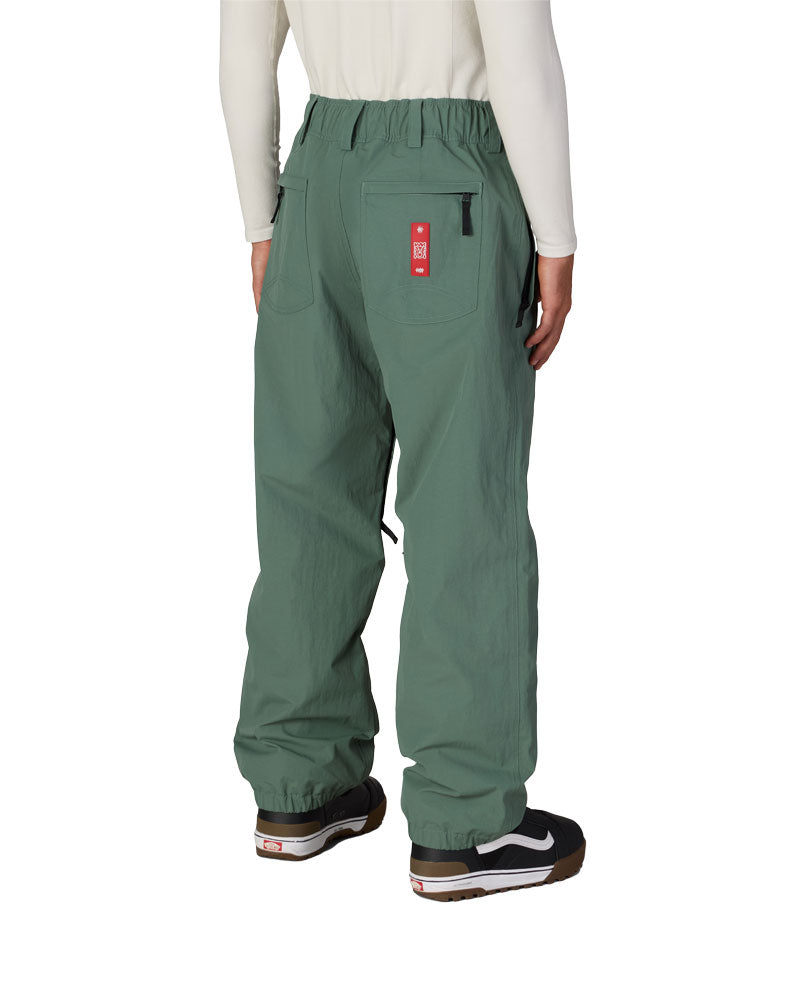 686 Men's 686 Dojo Shell Pant Faded Green Crinkle 2027