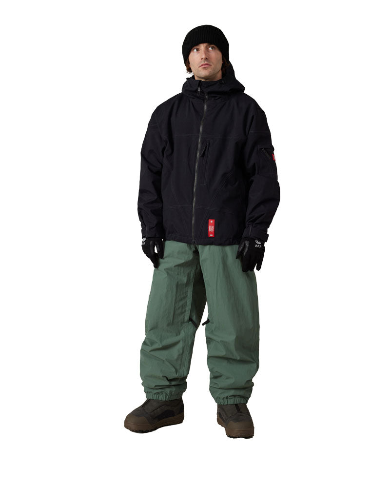 686 Men's 686 Dojo Shell Pant Faded Green Crinkle 2027