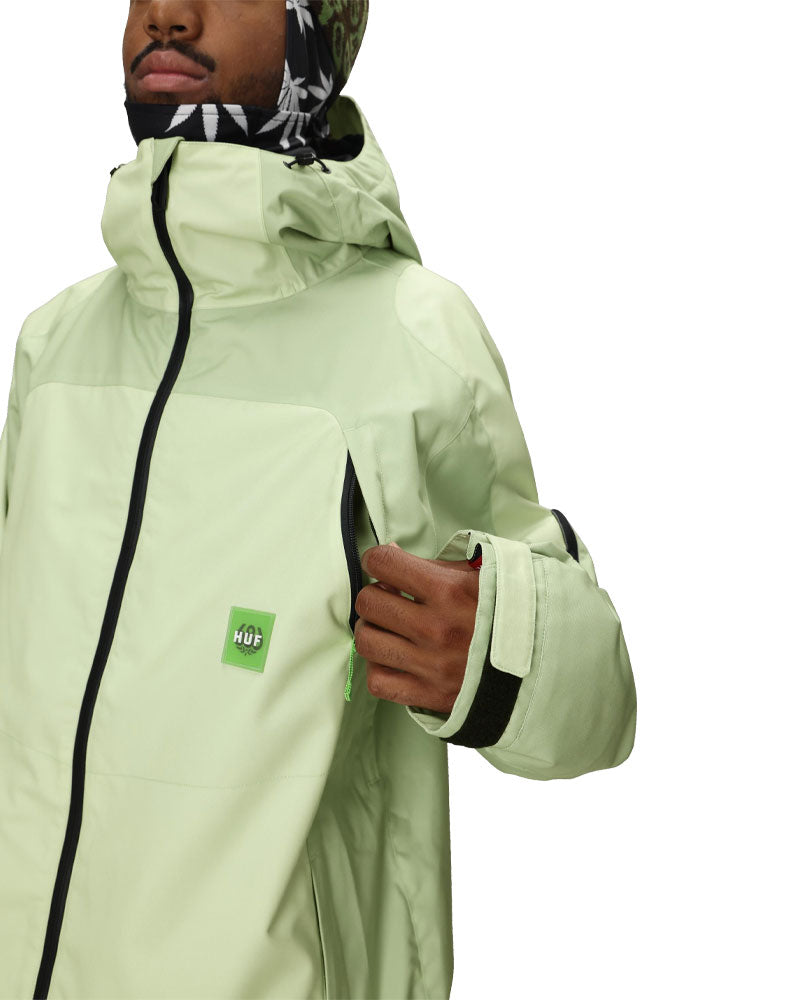 686 Men's 686 Huf Double H Shell Jacket Huf Green Colorblock 2026