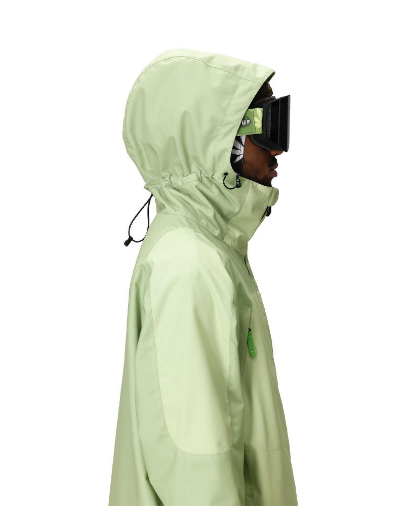 686 Men's 686 Huf Double H Shell Jacket Huf Green Colorblock 2026