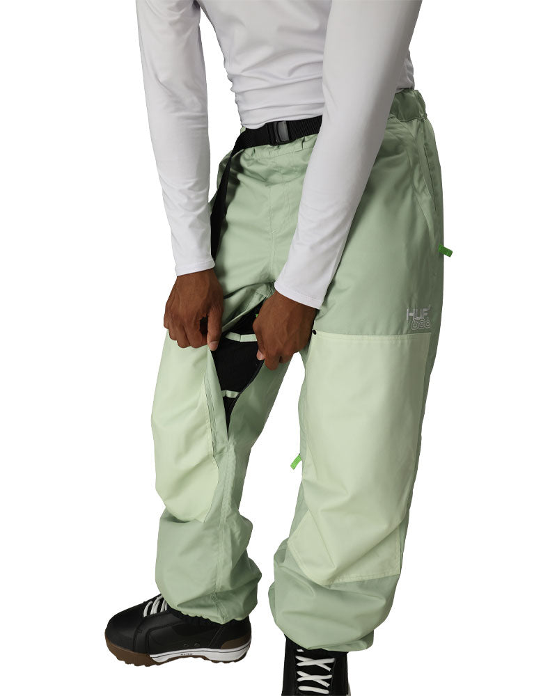 686 Men's 686 Huf Double H Shell Pant Huf Green Colorblock 2026