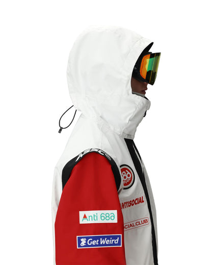 686 Men's Assc F1 Shell Anorak Assc White Colorblock 2026