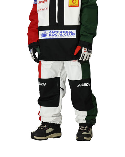 686 Men's Assc F1 Shell Pant Assc White Colorblock 2026