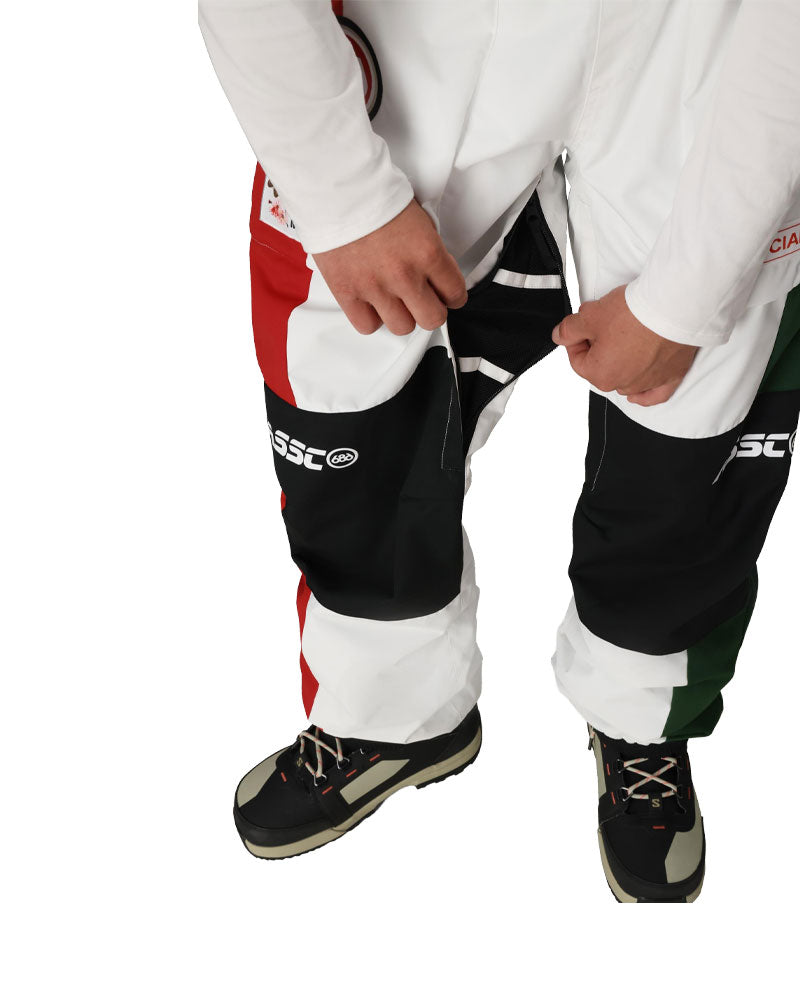 686 Men's Assc F1 Shell Pant Assc White Colorblock 2026