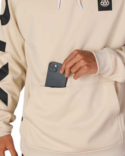 686 Men's Bonded Fleece Hoodie Limestone 2027
