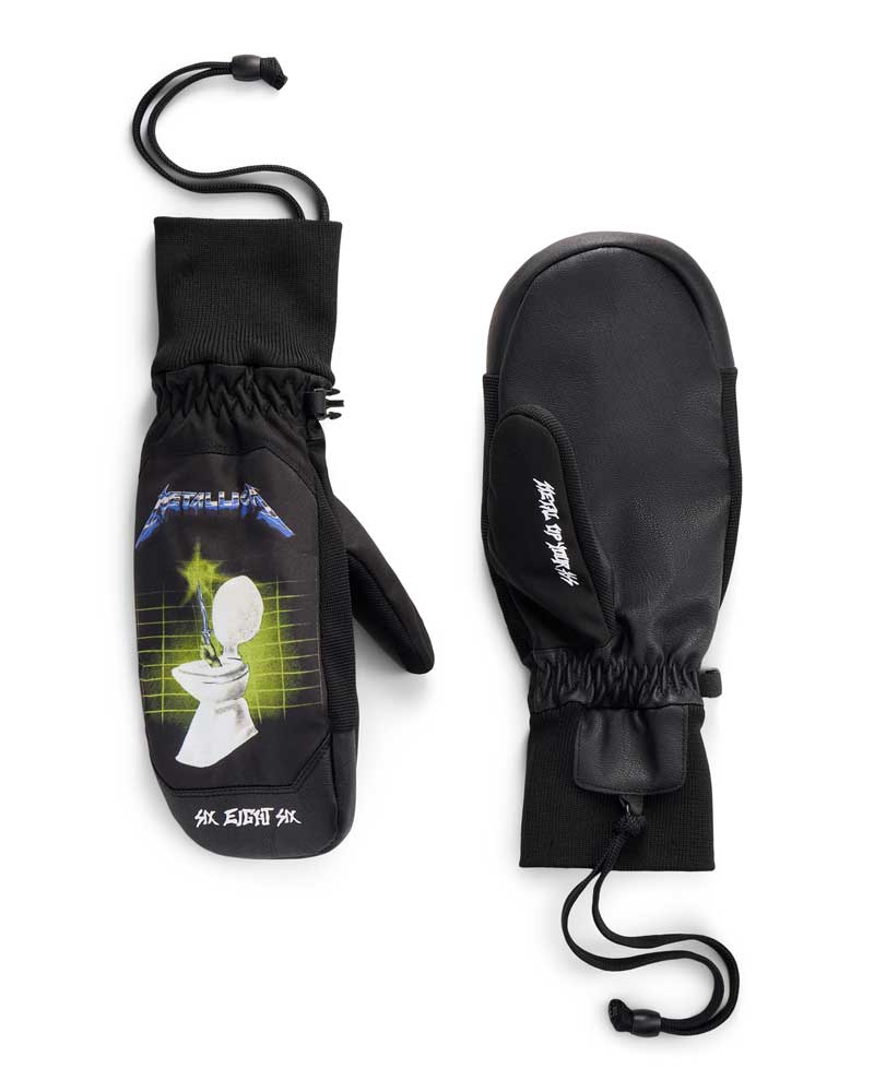 686 Men's Crush Insulated Mitt Metallica Black 2027