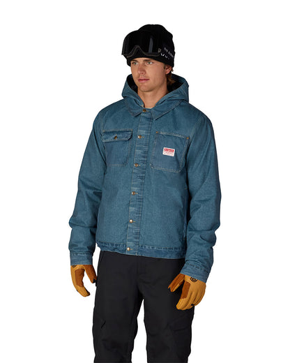 686 Men's Deconstructed Denim Insulated Jacket Indigo Denim 2027