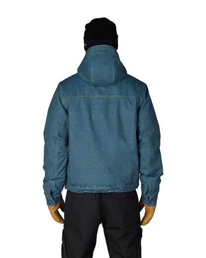 686 Men's Deconstructed Denim Insulated Jacket Indigo Denim 2027