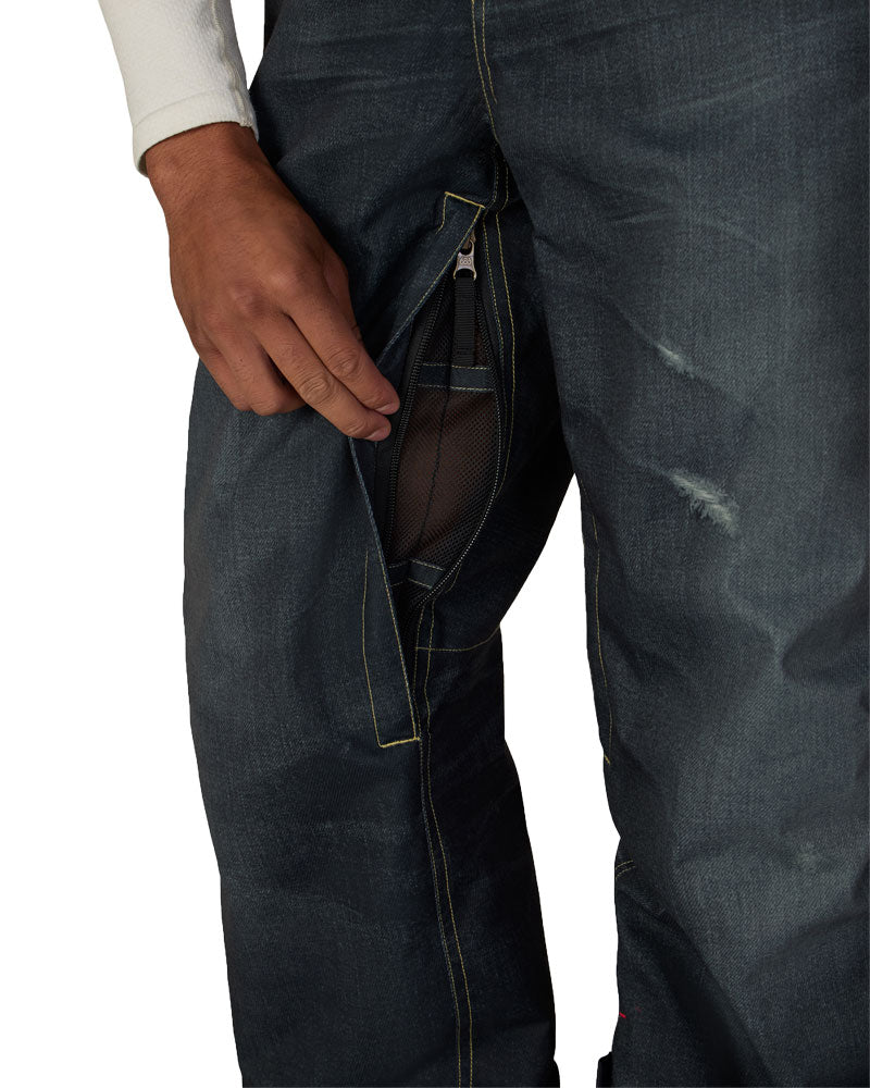 686 Men's Deconstructed Denim Insulated Pant Black Denim 2027