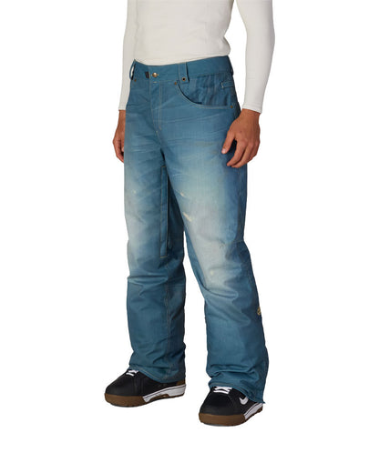 686 Men's Deconstructed Denim Insulated Pant Indigo Denim 2027
