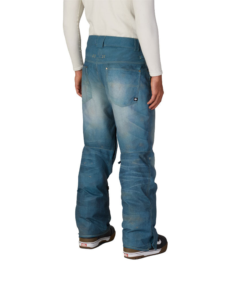 686 Men's Deconstructed Denim Insulated Pant Indigo Denim 2027