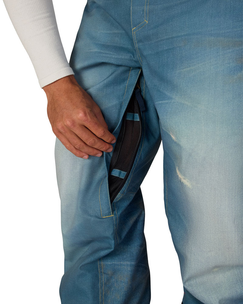 686 Men's Deconstructed Denim Insulated Pant Indigo Denim 2027