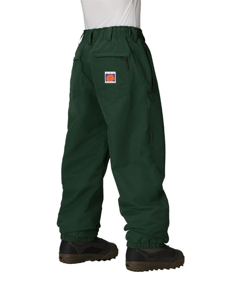 686 Men's Dojo Shell Pant Moss Green Ripstop 2026