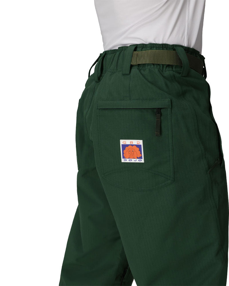 686 Men's Dojo Shell Pant Moss Green Ripstop 2026
