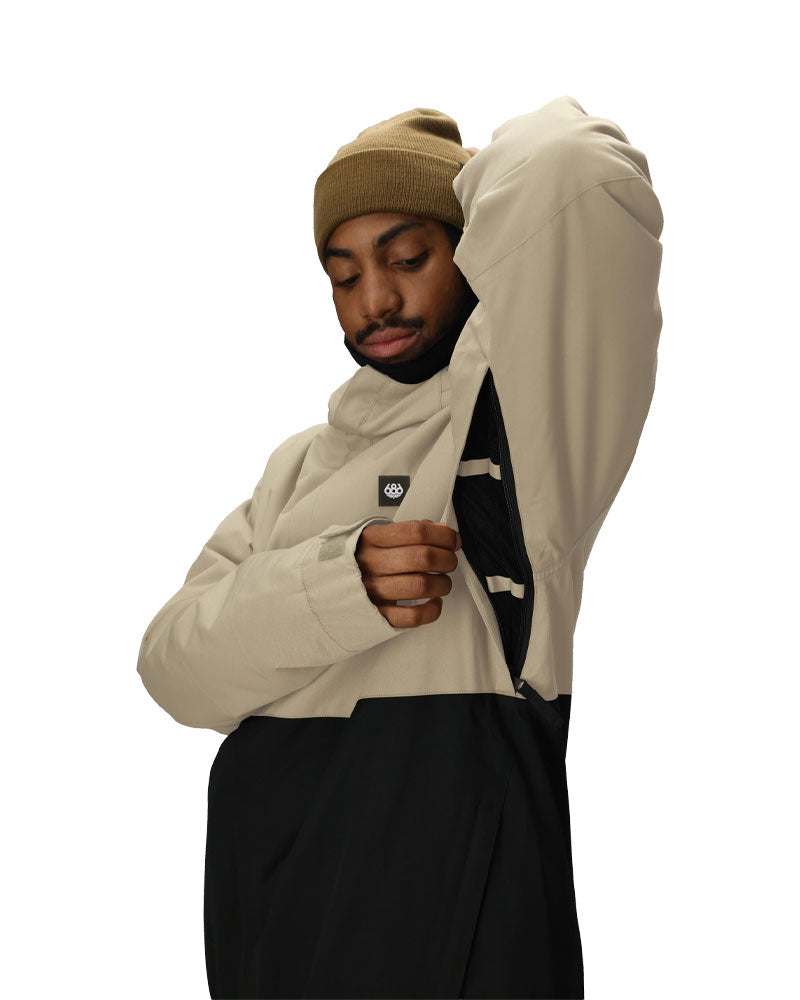 686 Men's Foundation Insulated Jacket Sage Colorblock 2026 – The